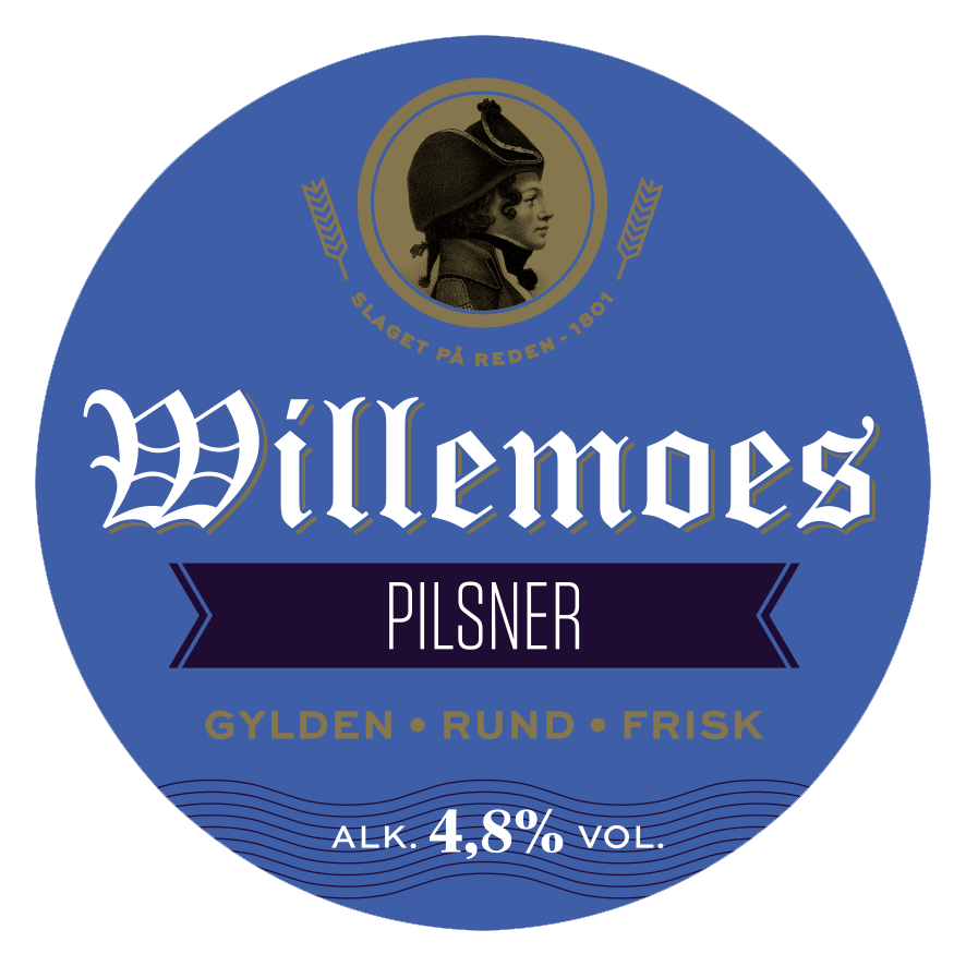 Willemoes pilsner 4,8% 20 l.